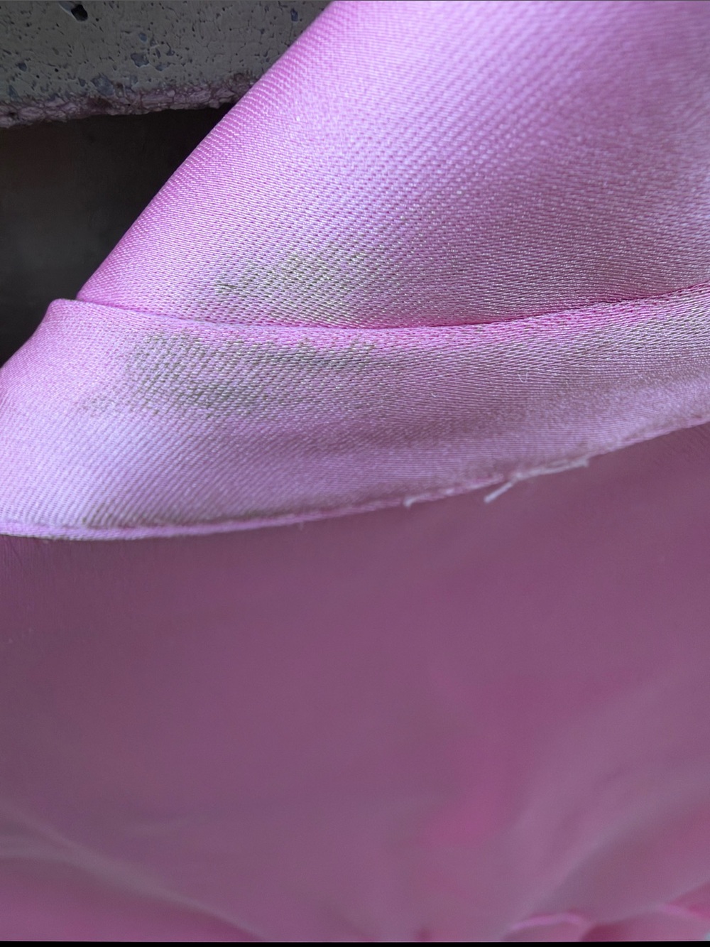 Zara Pink Satin Wrap Long Sleeve Dress - Picture 7 of 9